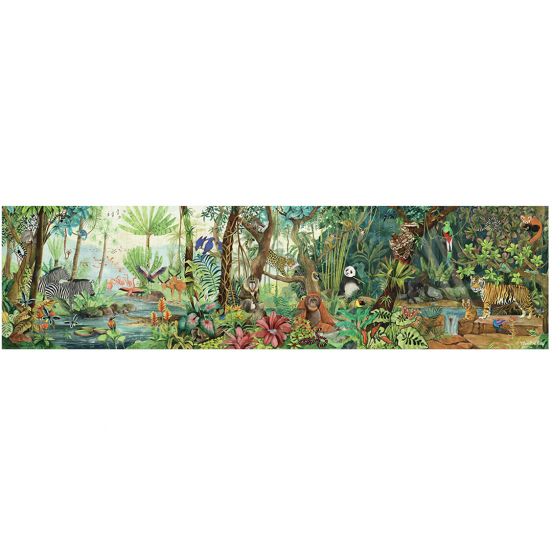 moulin roty puzzel in het regenwoud tout atour du monde - 350st