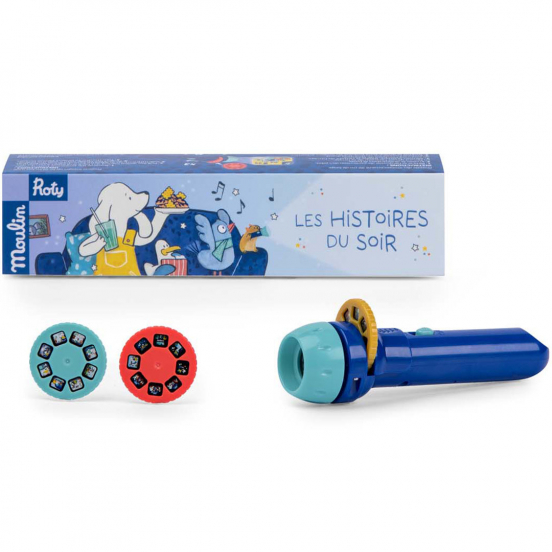 moulin roty projector bedtijdverhalen - puce & pilou