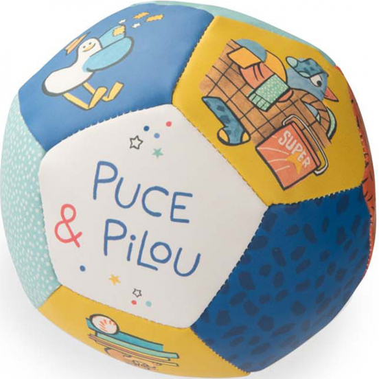 moulin roty speelbal puce & pilou - 10 cm