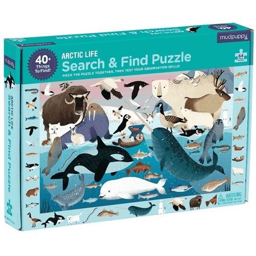 mudpuppy zoek- en vindpuzzel leven op de noordpool (64st)