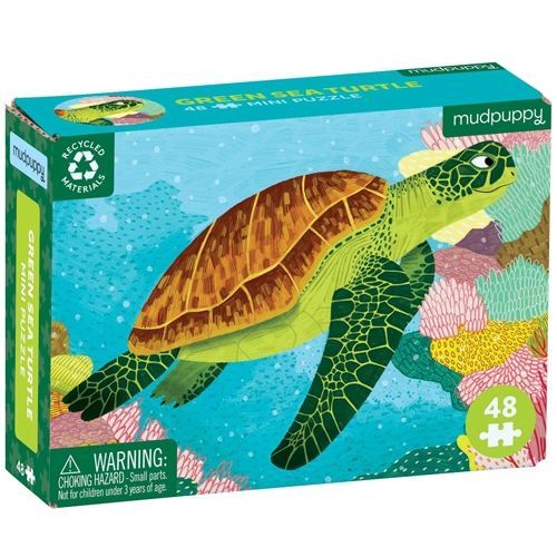 mudpuppy mini puzzel - zeeschildpad - 48st