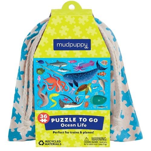 mudpuppy puzzel to go zeedieren - 36st