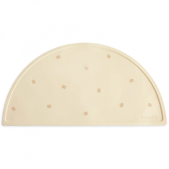 mushie placemat pretzel