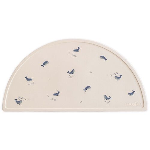 mushie placemat whales  