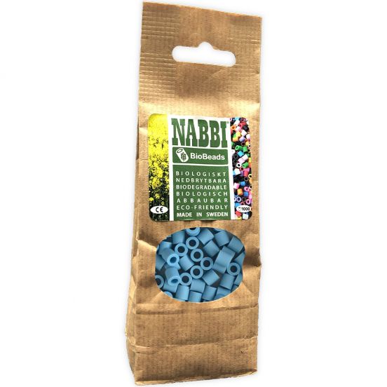 nabbi biobeads® strijkkralen lichtblauw - 1000st