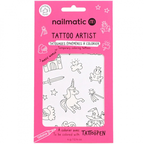 nailmatic kleurbare tattoos - magic world