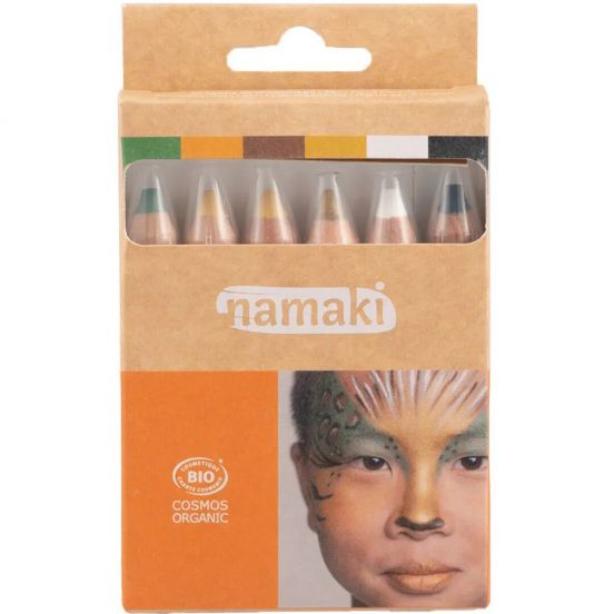 namaki schminkpotloden wildlife - 6st