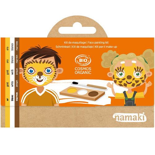 namaki schminkset 3 kleuren - leeuw en giraf 