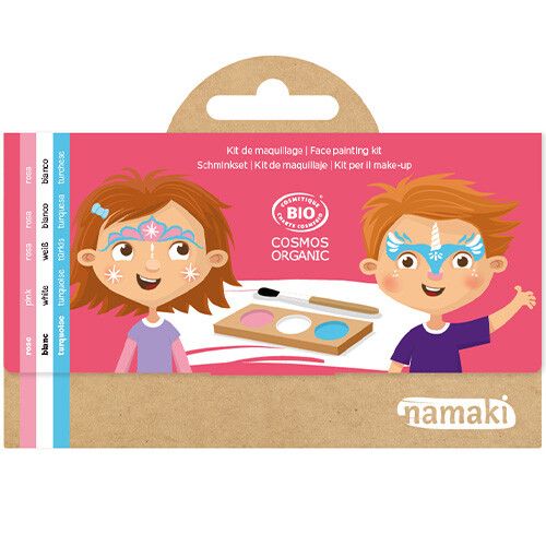 namaki schminkset 3 kleuren - prinses en eenhoorn     