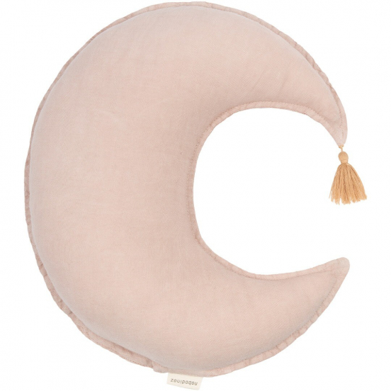 nobodinoz kussen L1N0 - moon - mauve pink
