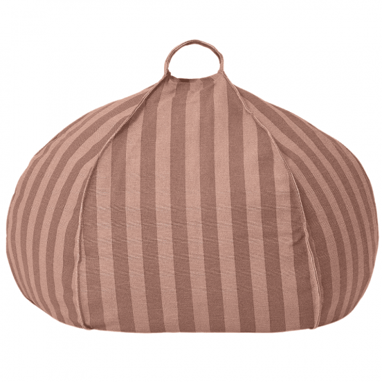 nobodinoz zitzak rond vibes - pink mauve stripes