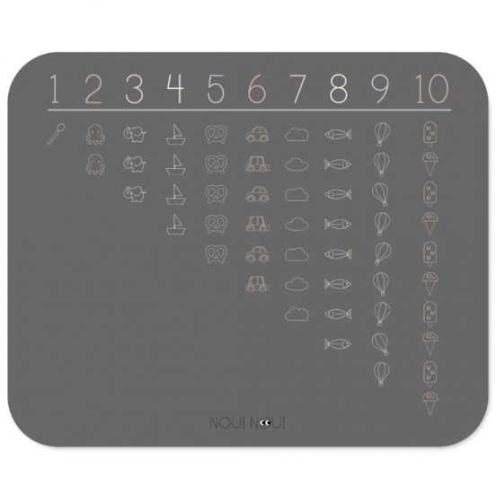 noui noui placemat learning numbers - 55 cm