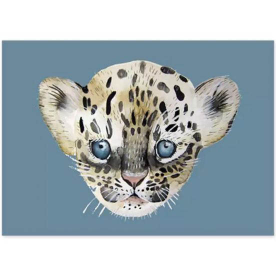 nuukk ansichtkaart leopard