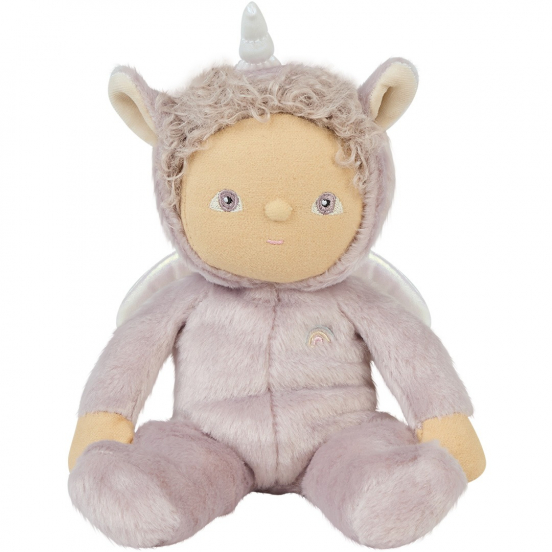 olli ella lappenpop dinky dinkum doll - uma unicorn - 22 cm