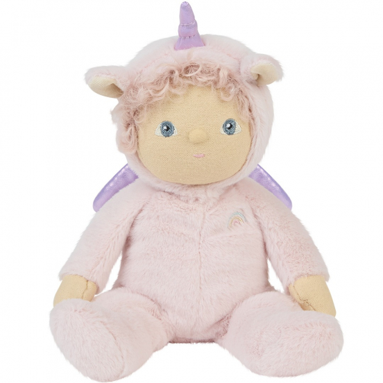 olli ella lappenpop dinky dinkum doll - una unicorn - 22 cm