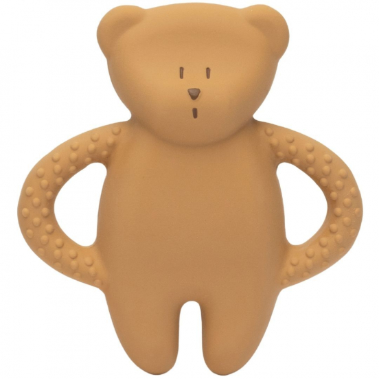 moonie bijtring bear - cappuccino natur