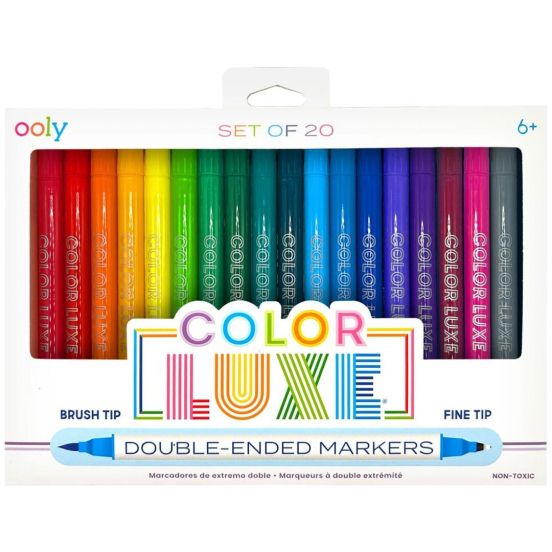 ooly dubbelzijdige viltstiften color luxe - 20st
