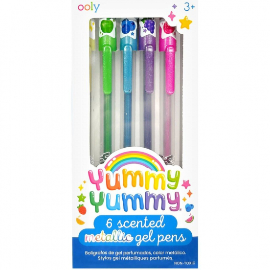 ooly geurende gelpennen yummy yummy metallic - 6st