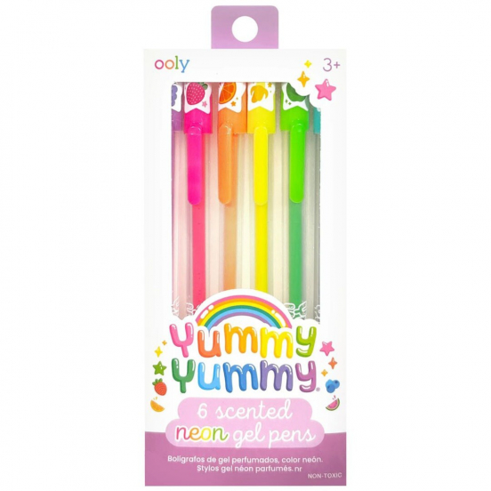 ooly geurende gelpennen yummy yummy neon - 6st