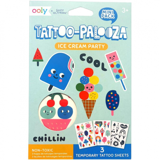 ooly kindertattoos icecream party