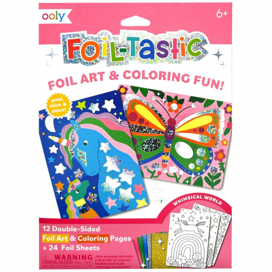 ooly knutselset foil-tastic - whimsical world