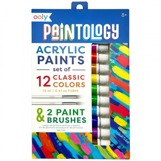 ooly paintology acrylverf - classic colors - 12st