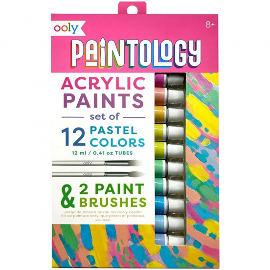 ooly paintology acrylverf - pastel colors - 12st