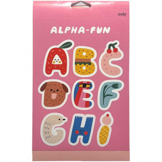 ooly stickerboek stickiville x suzy - alphabet