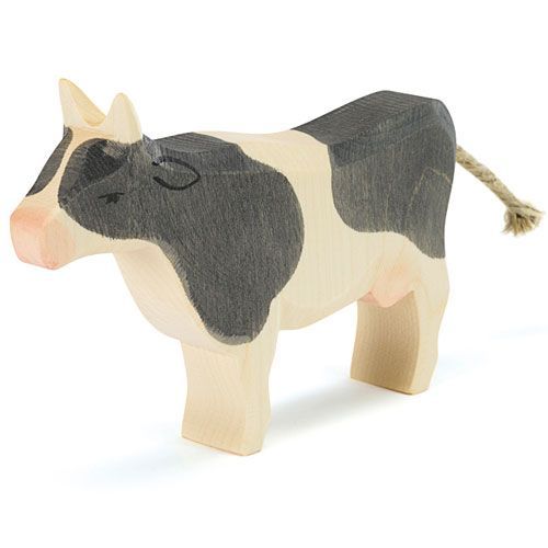 ostheimer koe zwart staand - 15 cm