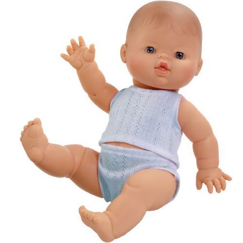 paola reina babypop gordi jongen met ondergoed - albert - 34 cm