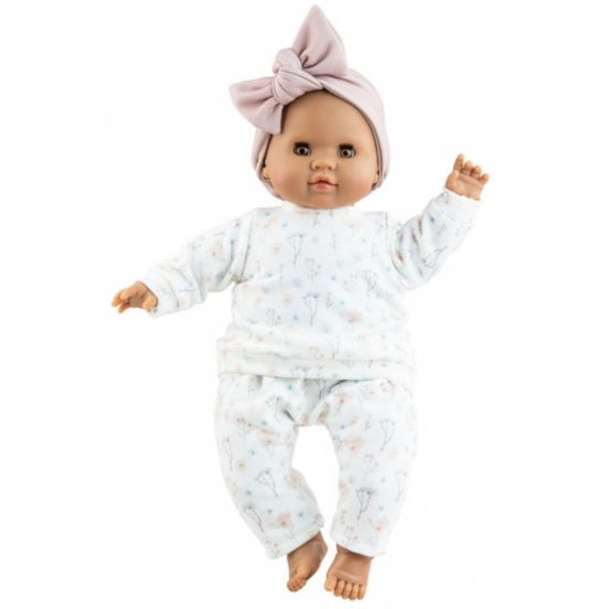 paola reina babypop manus alberta - bloemetjes - 36 cm
