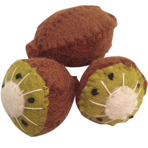 papoose toys kiwi's - 3-delig