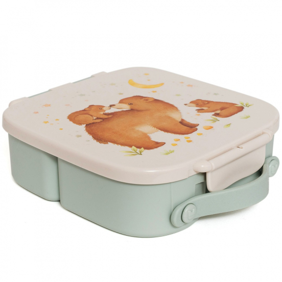 petit monkey bento broodtrommel - bears and stars