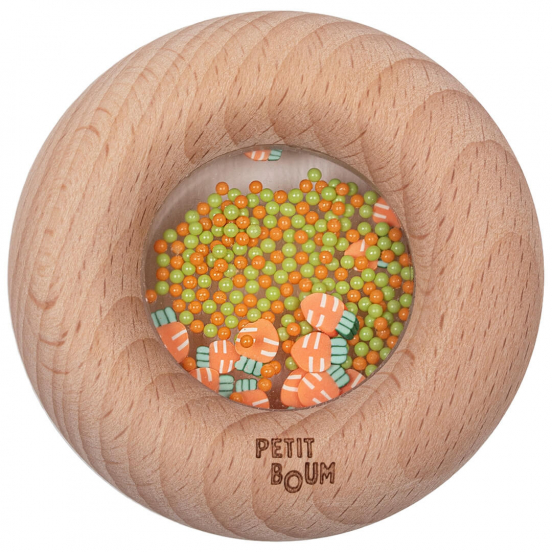 petit boum bijtring en rammelaar donut - wortels