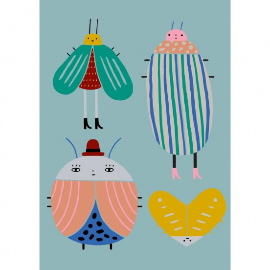 petit monkey ansichtkaart - best buggies jade  
