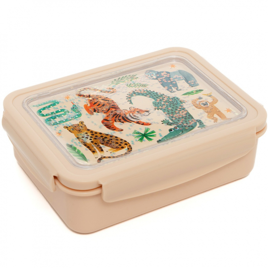 petit monkey bento broodtrommel - upside down animals