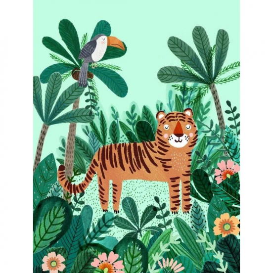 petit monkey poster - tiger   