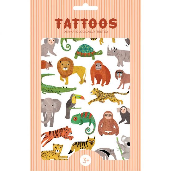 petit monkey tattoos jungle animals