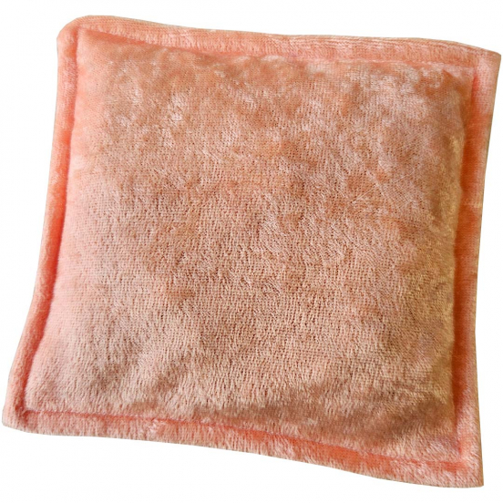 pit and play pittenzakje velvet - pastel oranje