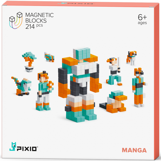 pixio magnetische blokjes manga - 214st