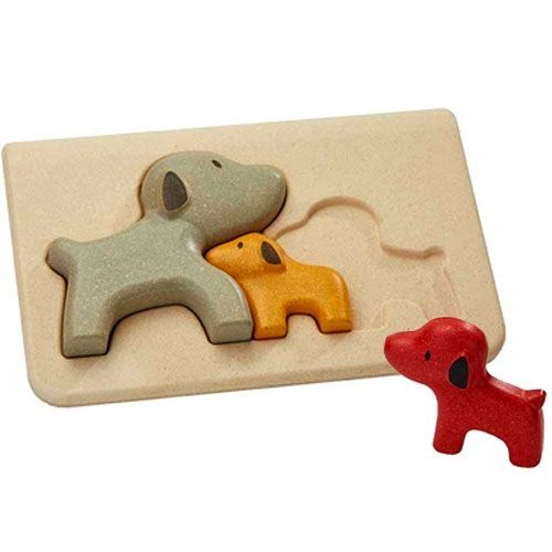 plan toys puzzel hondenfamilie