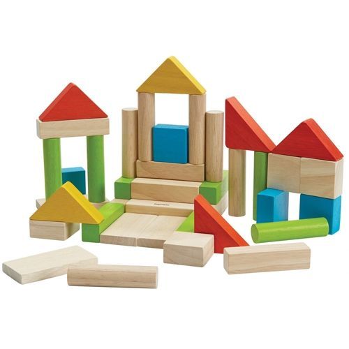 plan toys bouwblokken - 40st