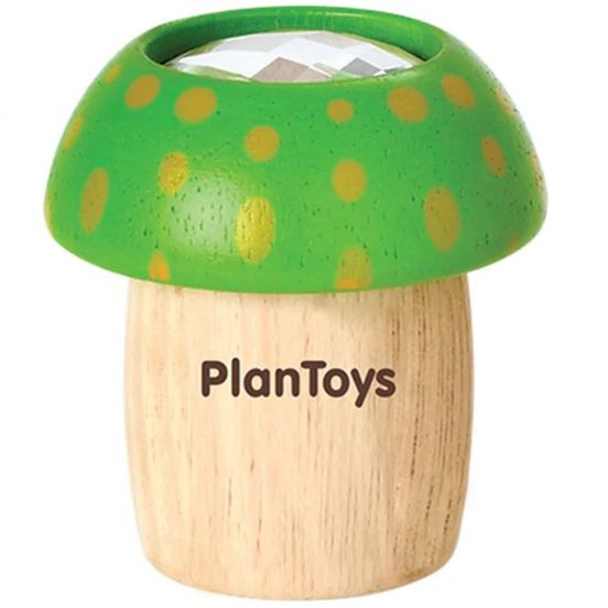 plan toys kaleidoscoop paddenstoel - groen