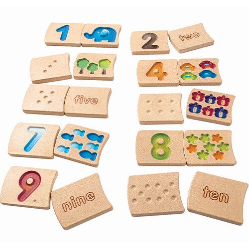plan toys puzzel cijfers - 1 tot 10
