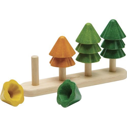 plan toys sorteer- en telspel bomen