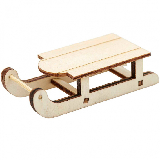 miniatuur slee - 7,5 cm
