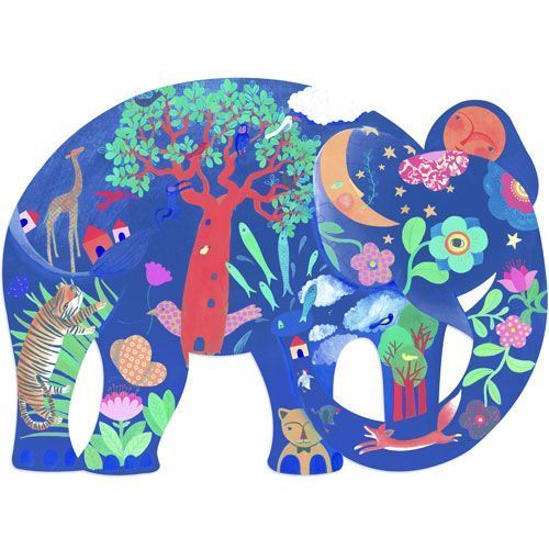 djeco puzzel puzz'art olifant (150st)