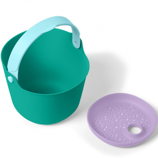 quut emmer met zeef bucki - lagoon vintage blue