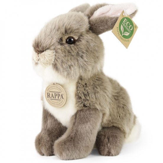 rappa knuffelhaas zittend - 20 cm