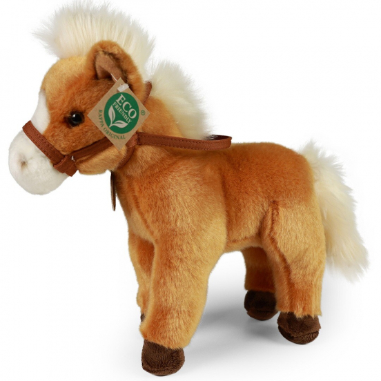 rappa knuffelpaard bruin - 30 cm